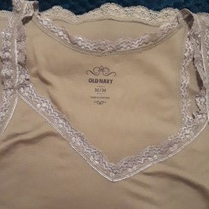 OLIVE GREEN CUTE LACE TANK TOP